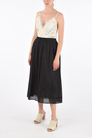 Cotton Embroidered Skirt