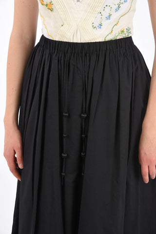 Cotton Embroidered Skirt