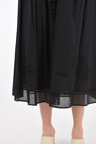 Cotton Embroidered Skirt