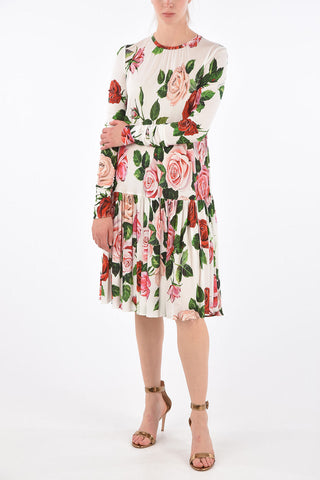 Long Sleeve Flared Dress