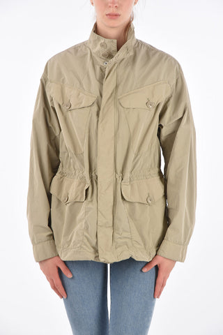 4 Pocket Drawstring  Jacket