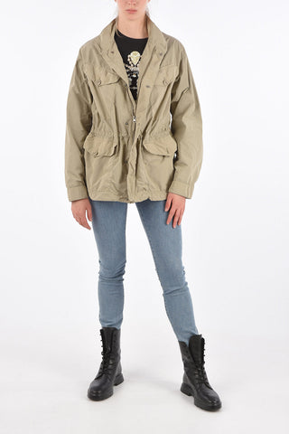 4 Pocket Drawstring  Jacket