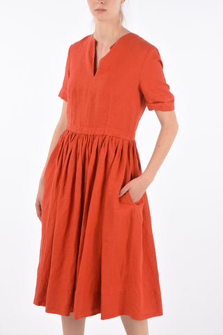Vestito Flare a Maniche Corte