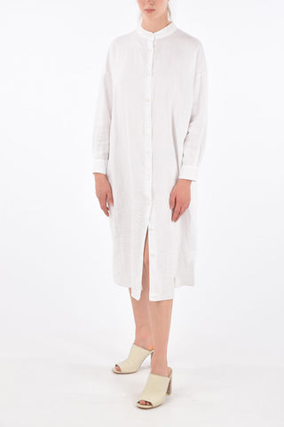 Jetted Pocket Oversized Shirtdress