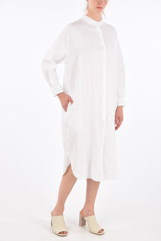 Jetted Pocket Oversized Shirtdress