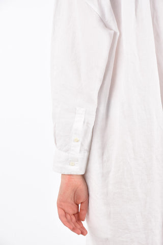 Jetted Pocket Oversized Shirtdress
