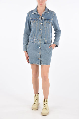 Denim Shirtdress with Belt Loops