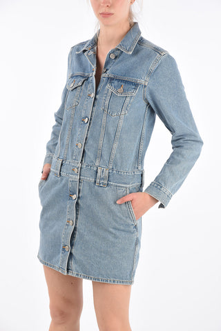 Denim Shirtdress with Belt Loops