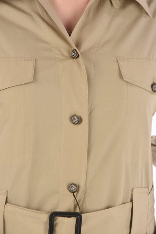 Belted Cropped Trench 