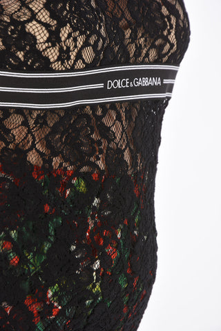 Lace Logoed Band Top