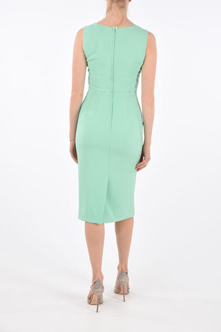 Round Neck Pencil Dress
