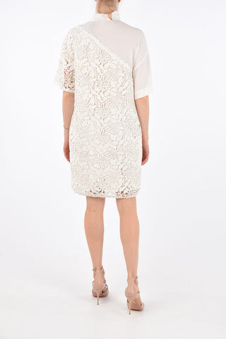 Embroidered Shift Dress