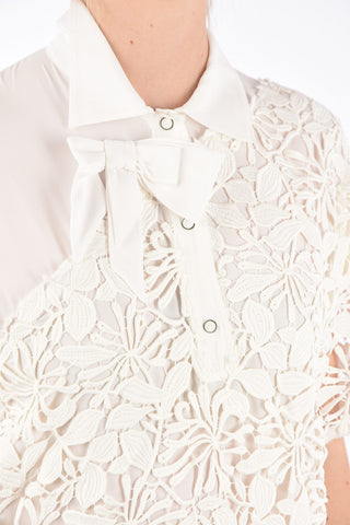 Embroidered Shift Dress