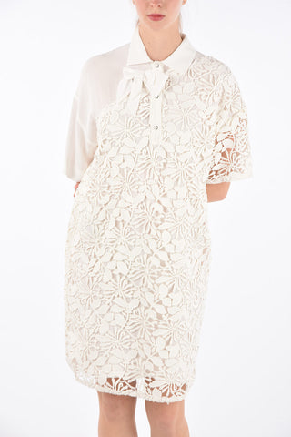 Embroidered Shift Dress