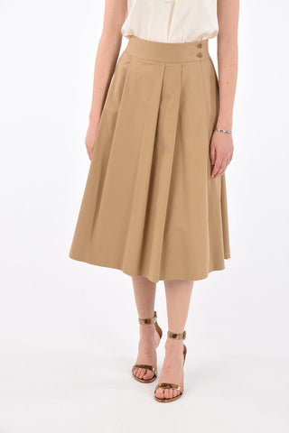 Jetted Pocket Accrdion Skirt