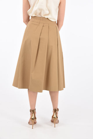 Jetted Pocket Accrdion Skirt