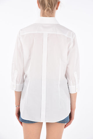 Camicia Collo Francese con Maniche a ¾