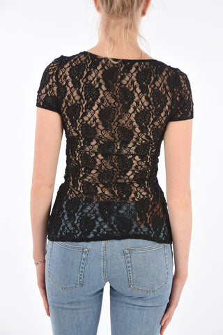 Lace Logoed Band T-Shirt 