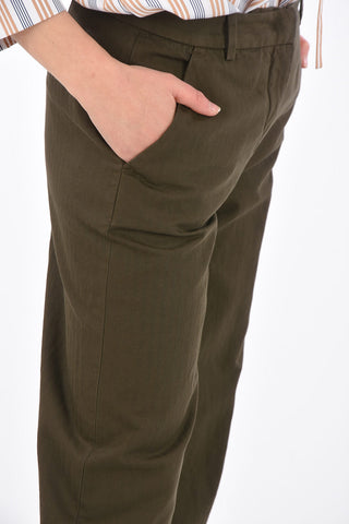 Cropped Wide Leg Pants