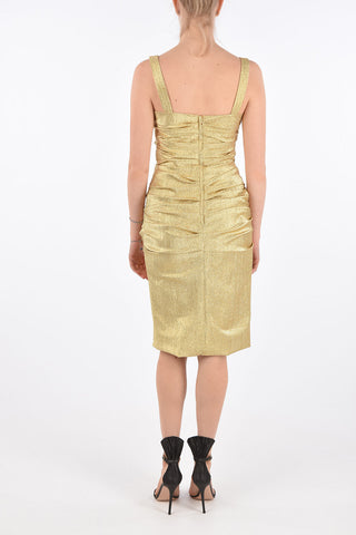 Lurex Draped Dress