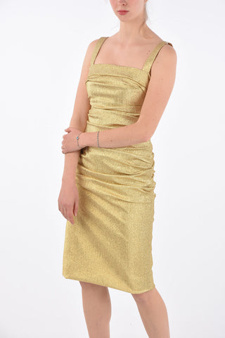 Lurex Draped Dress