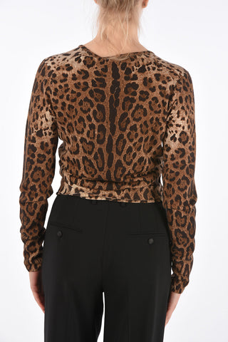 Maglia Wrap Fantasia Animalier