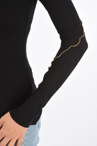 Maglia Girocollo a Costine