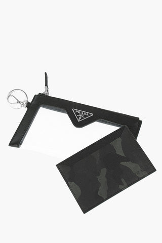 Leather Card Holder with Shoulder Strap