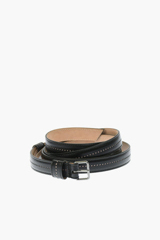 20mm Leather Slim Belt