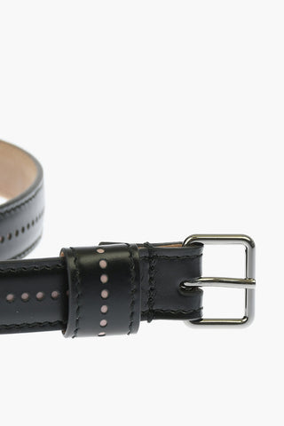 20mm Leather Slim Belt