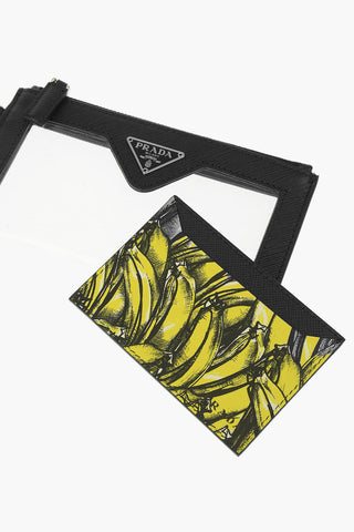 Leather Card Holder with Shoulder Strap