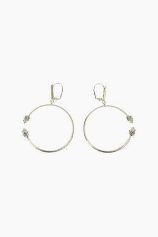 Orecchini in Ottone con Teschi