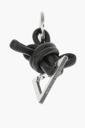 Keyring with Leather Pendant