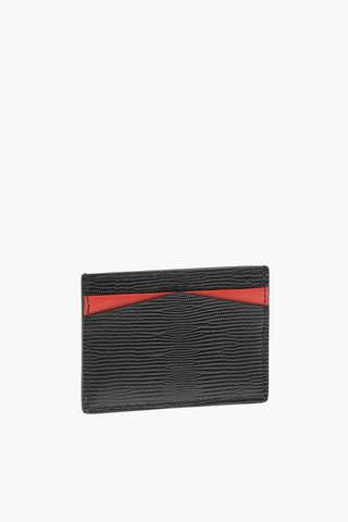 Porta Carte in Pelle con Borchie