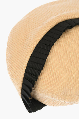 Straw Beret Hat