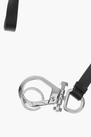 Keyring with leather chain