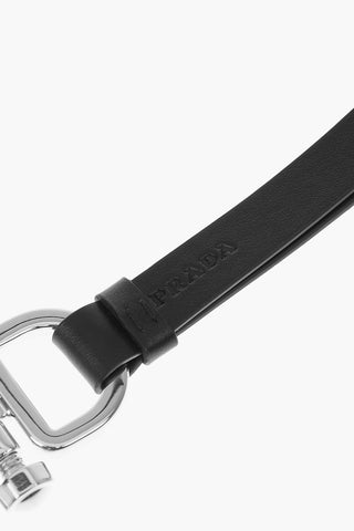 Keyring with leather chain