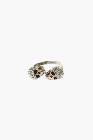 Brass Ring with Skull