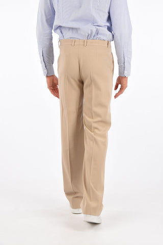 Virgin Wool Straight Fit Pants