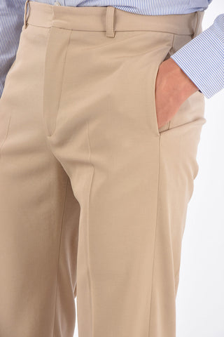 Virgin Wool Straight Fit Pants