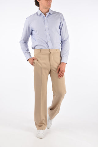 Virgin Wool Straight Fit Pants