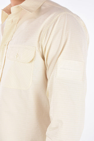camicia collo francese con taschini