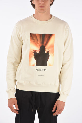 Printed CLOSED crew-neck sweatshirt