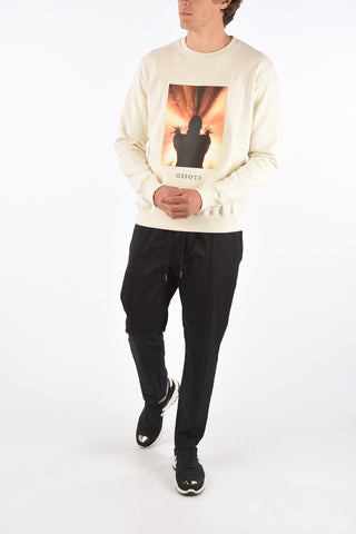 Printed CLOSED crew-neck sweatshirt