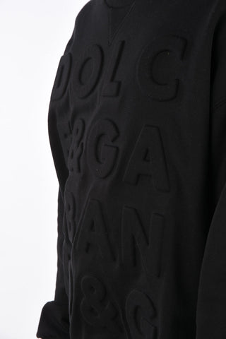 MILLENNIALS embossed logo crew-neck sweatshirt