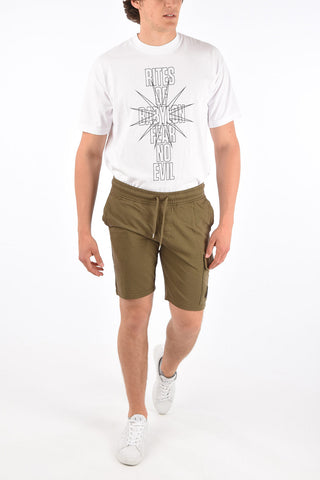 Drawstring sweatshorts