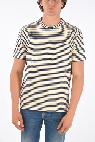 t-shirt awning striped con taschino