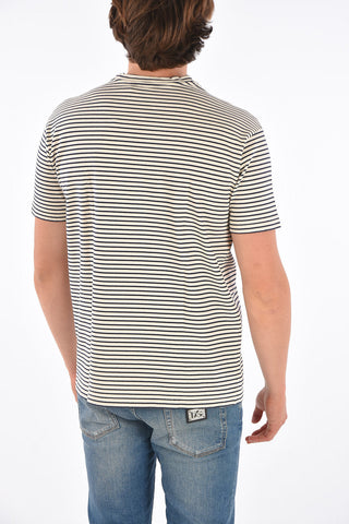 t-shirt awning striped con taschino