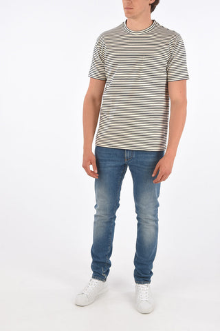 t-shirt awning striped con taschino