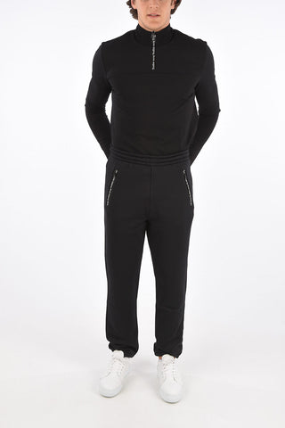 drawstring waist jogger pants